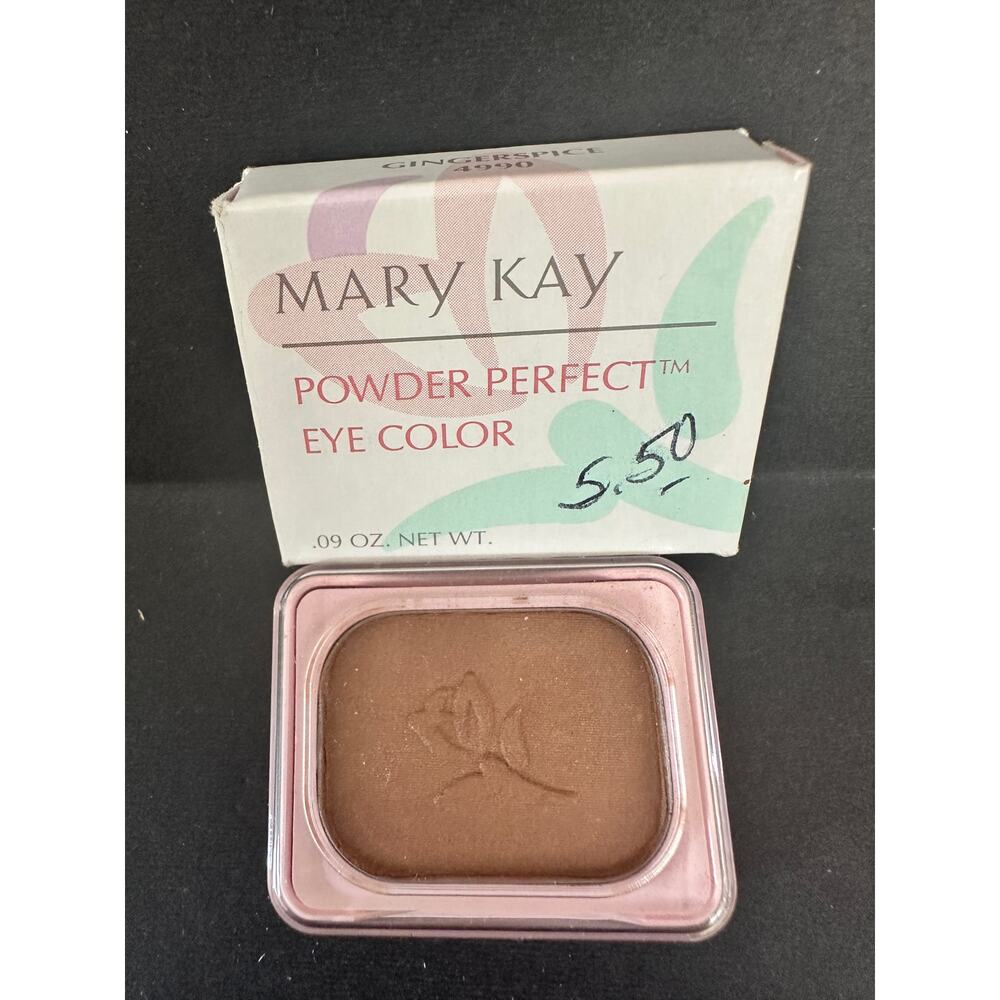 NOS VTG Mary Kay Powder Perfect Eye Color Gingerspice 4990 .09 oz